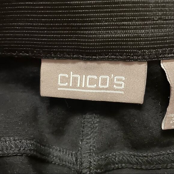 Chico’s ~ black pants ~ size 1 - Picture 6 of 8